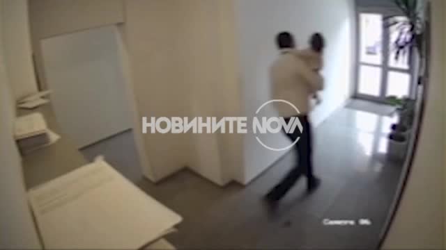 САМО ПО NOVA: Охранителна камера показва бягството на мъжа с детето