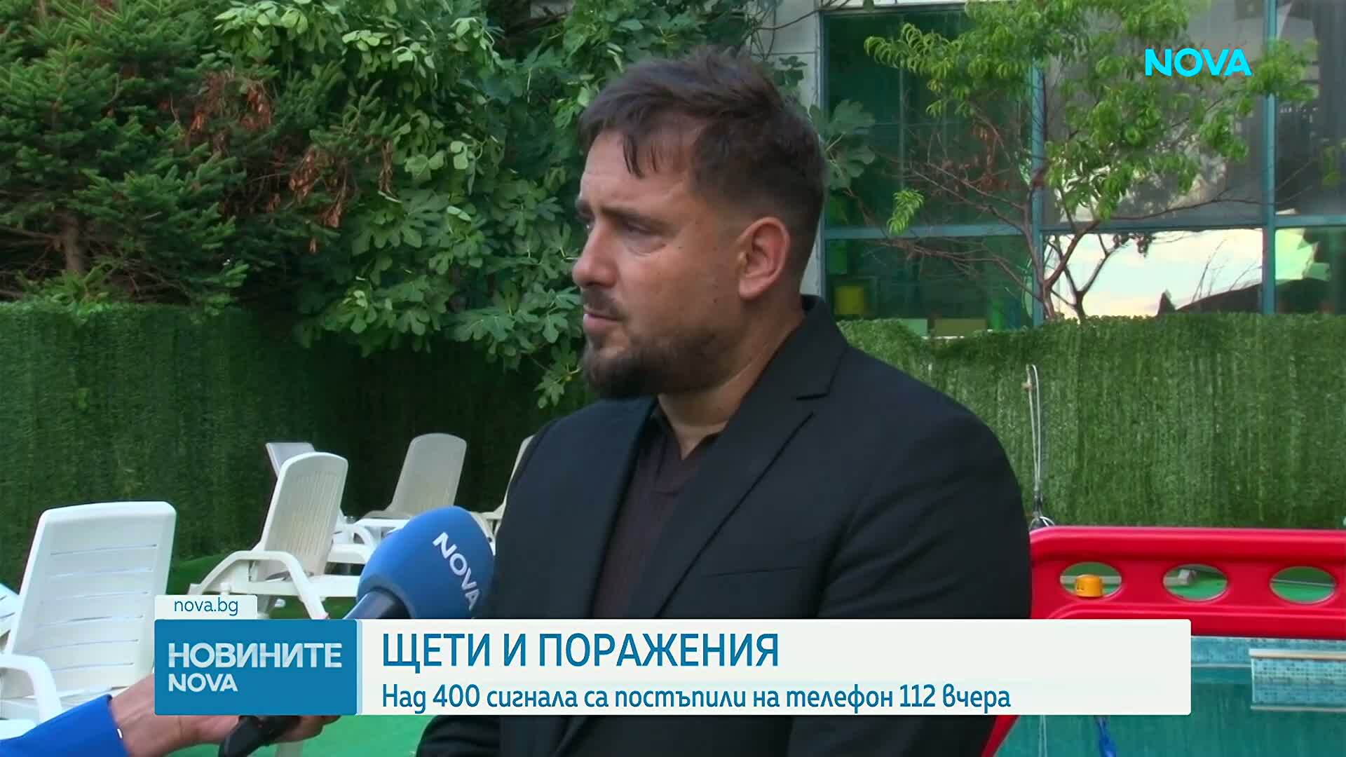 След бурите вчера: Над 400 сигнала са постъпили на телефон 112