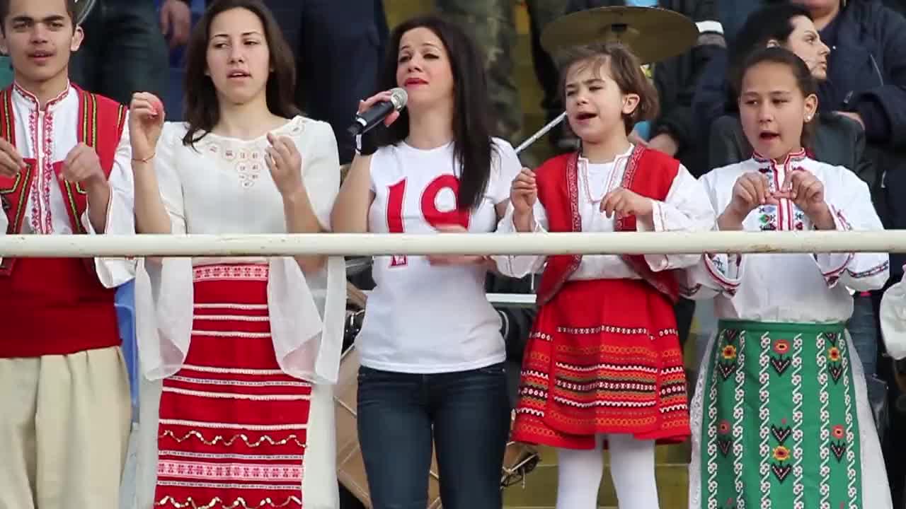 2012 Химн на България за Стилиян Петров Елица Тодорова Стадион Васил Левски