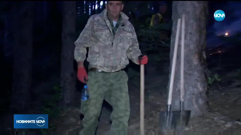 ПОЖАРЪТ В БЛАГОЕВГРАДСКО: Огънят гори на 500 м от село Дренково