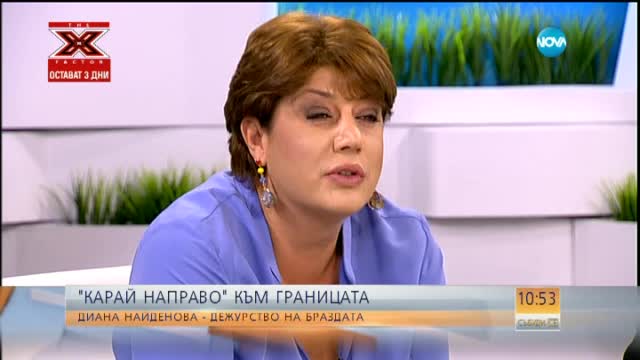 "Карай направо" към границата