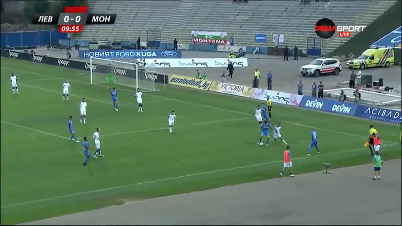 Левски - Монтана 0:0 (първо полувреме)