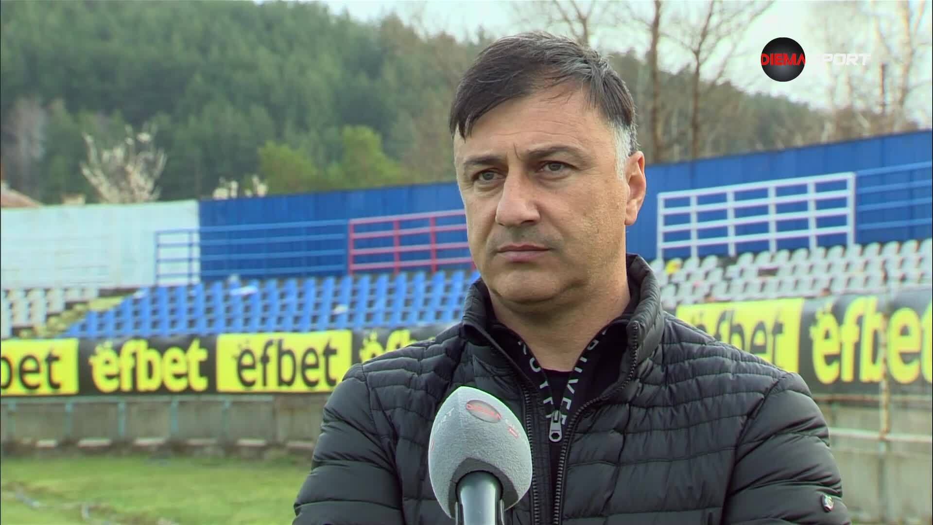 Христо Арангелов след победата на Пирин срещу Марек