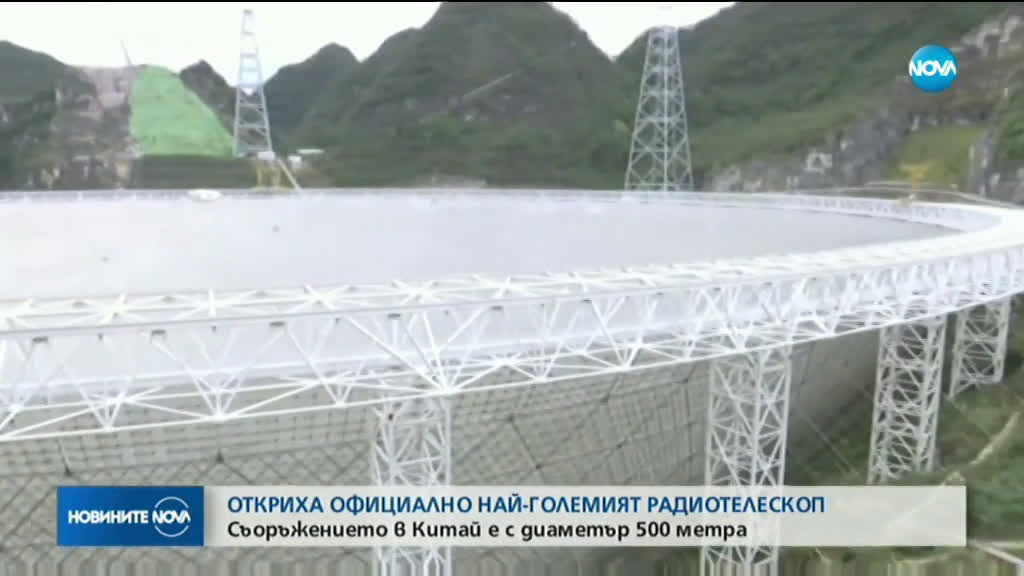 Създадоха най-големия радиотелескоп в света