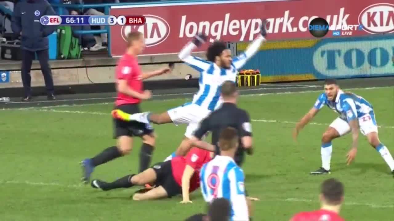 Хъдърсфийлд - Брайтън 3:1 /репортаж/