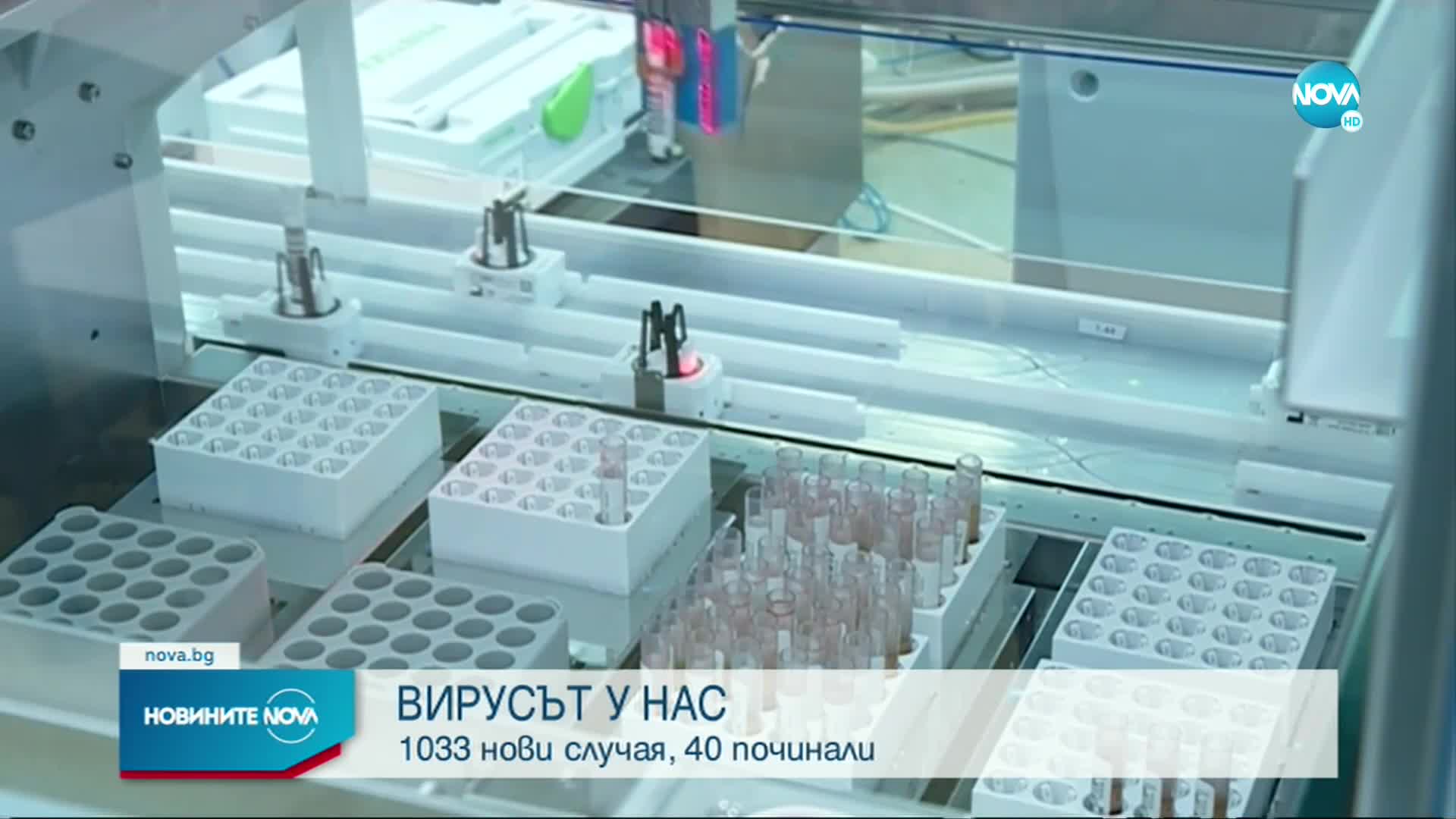 Малко над 1000 нови случая на COVID-19 у нас