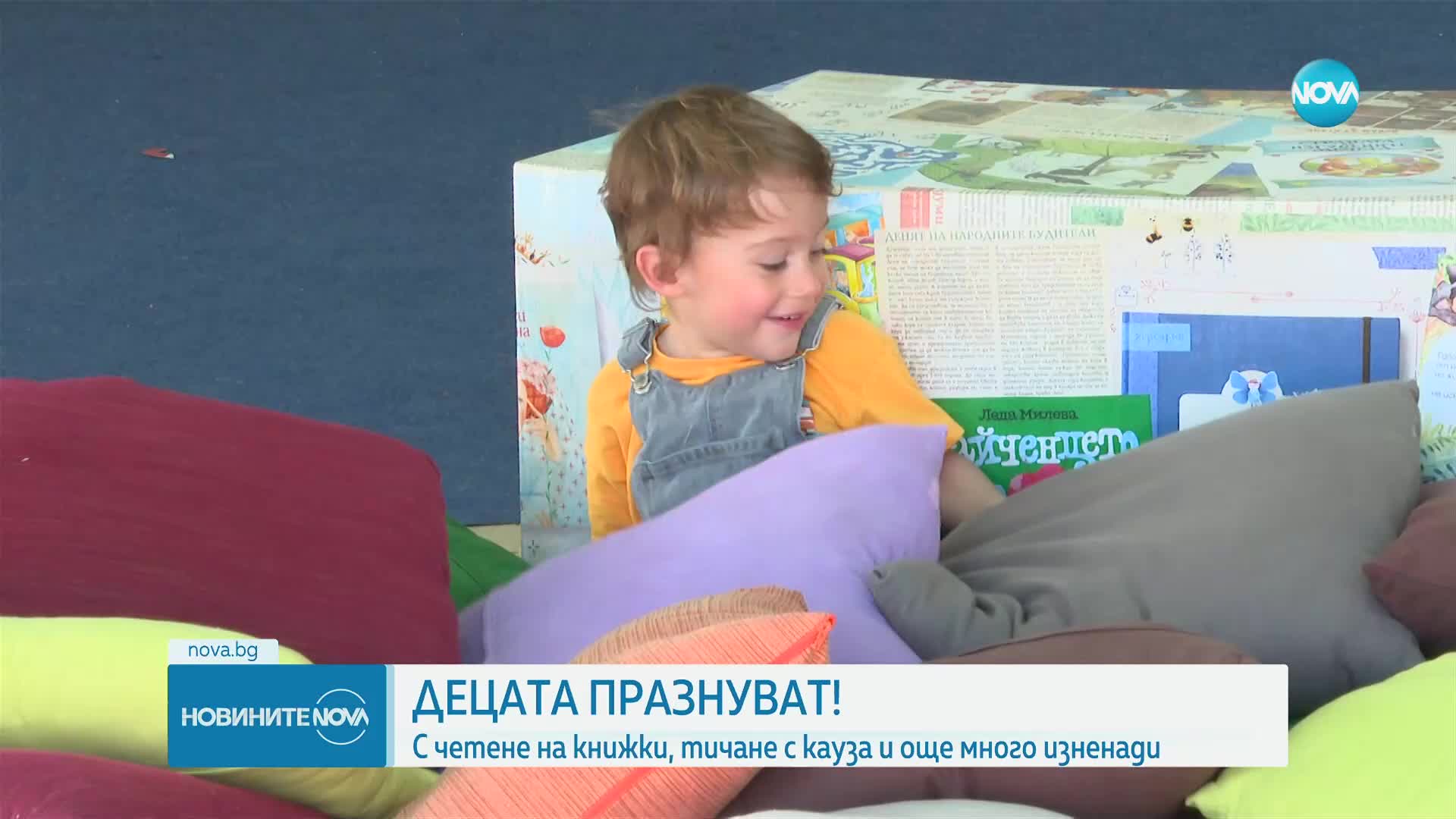 В студиото на "Новините на NOVA": Децата заеха местата на водещите (ВИДЕО)