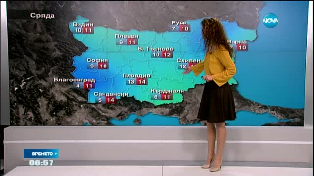 Прогноза за времето (02.12.2015 - сутрешна)