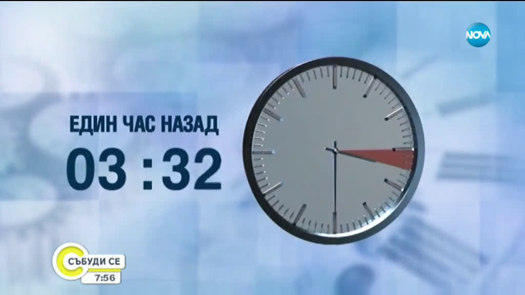 Връщаме часовника с час назад