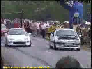 Peugeot 405t16 Vs. Honda Integra Tiper