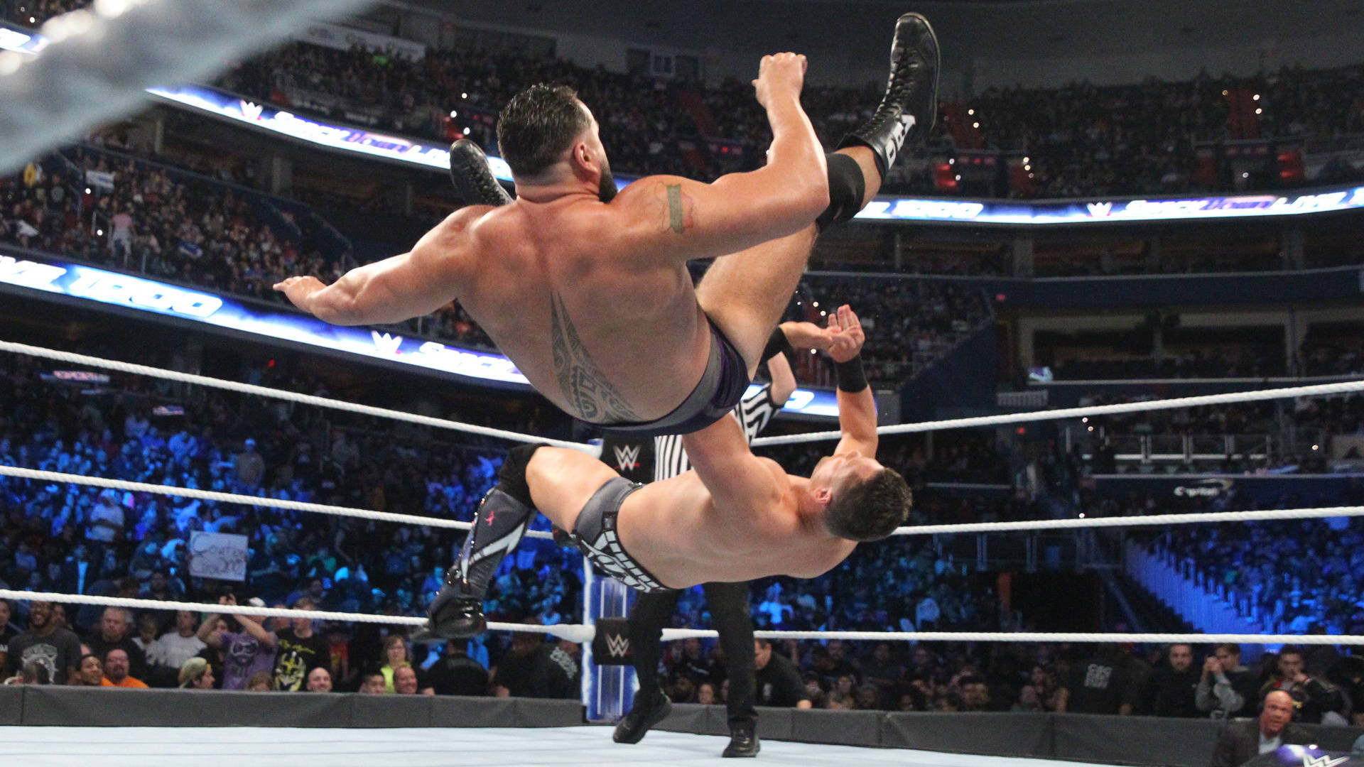 Русев срещу Миз - WWE 16.10.2018
