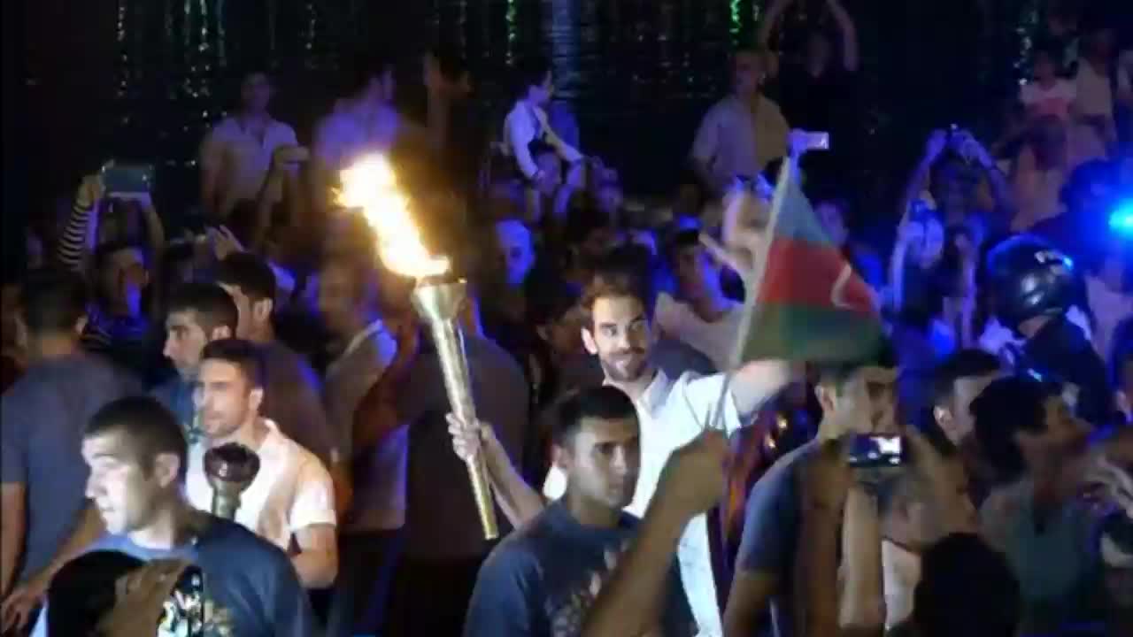 Баку посрещна огъня на Европейските игри