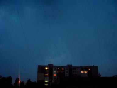 Огромна светкавица падна!