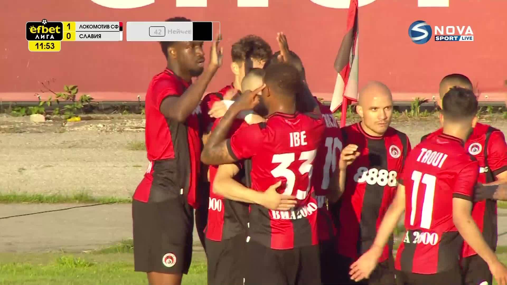 Локомотив София - Славия 1:0 /първо полувреме/