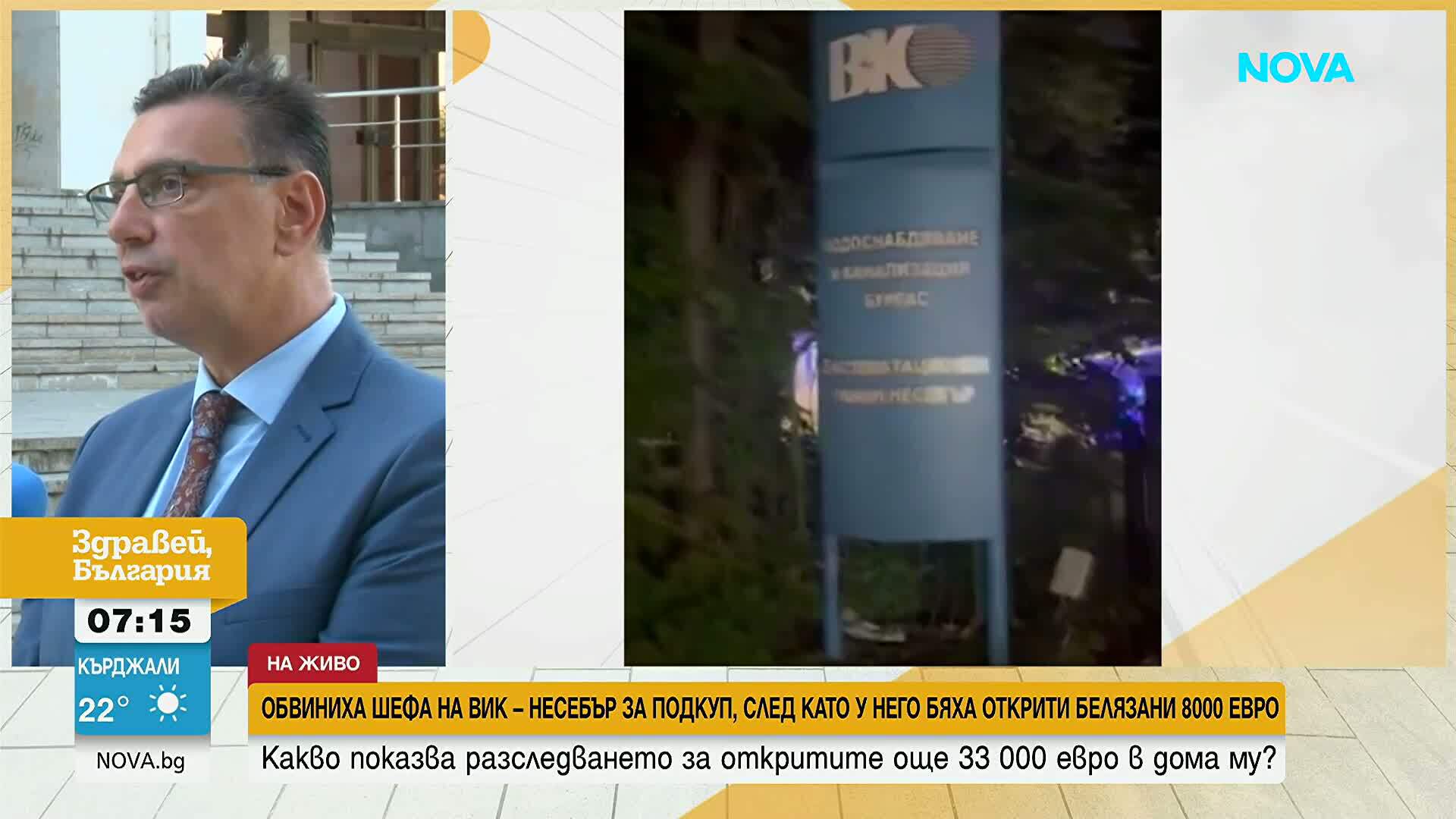 След подкуп и десетки хиляди евро в брой: Какво установи разследването срещу шефа на ВиК – Несебър