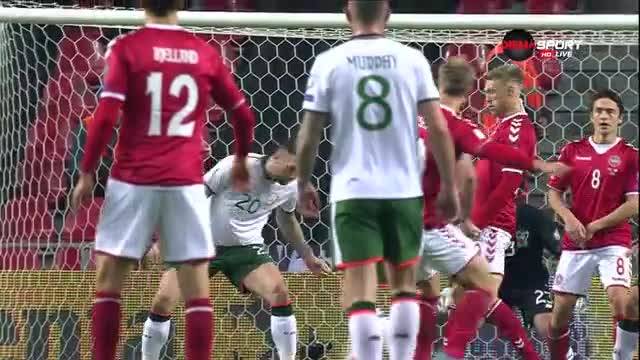 Дания - Ирландия 0:0 /първо полувреме/