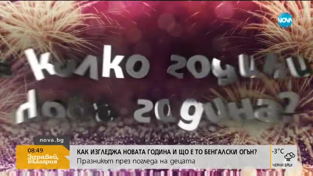 ГОВОРЯТ ДЕЦАТА: Как изглежда новата година и що е то бенгалски огън?