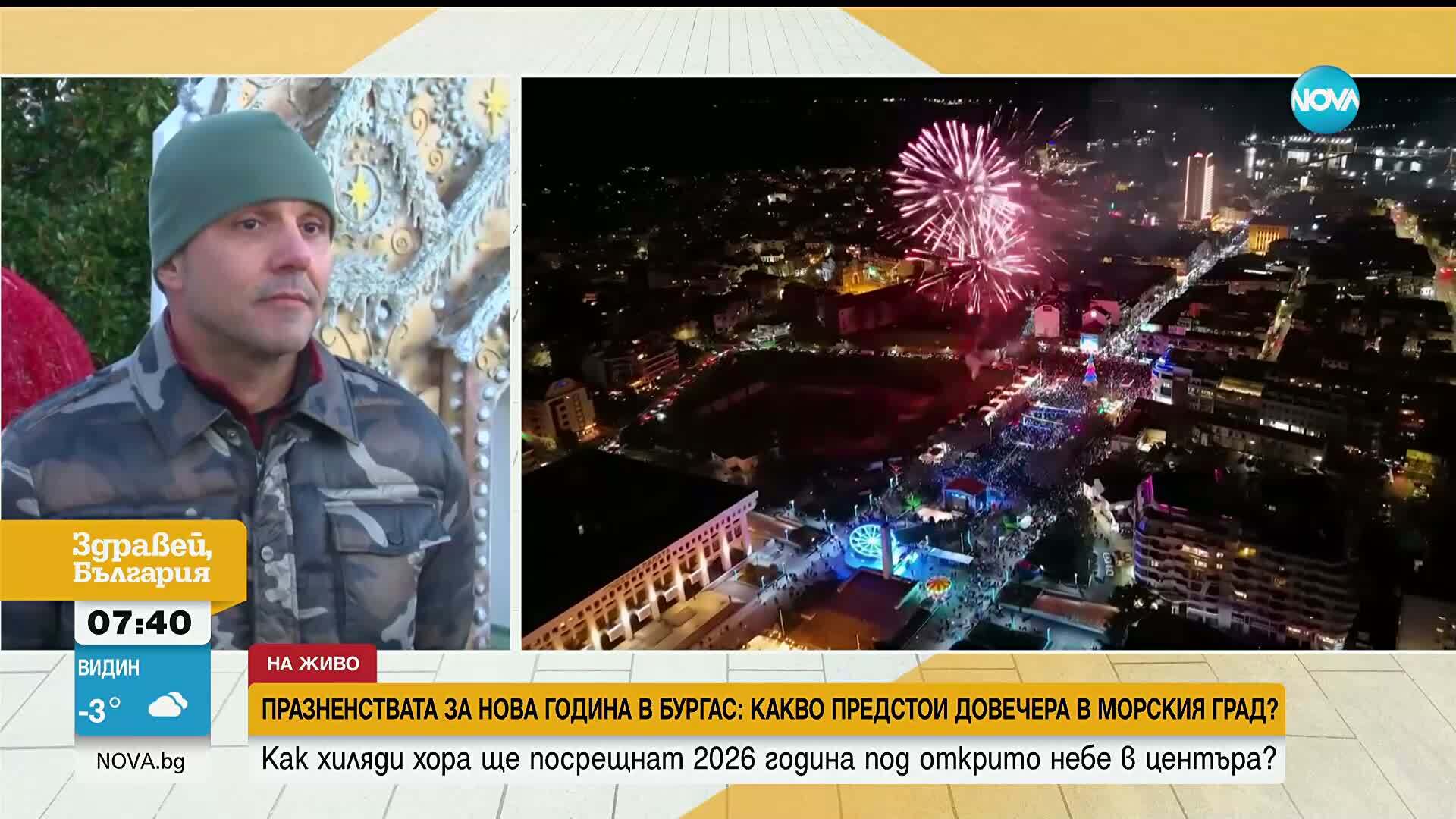 Празник на открито: Как в големите градове ще посрещнат Нова година