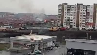 Пожар и експлозия в бургаския ж.к. "Меден Рудник"