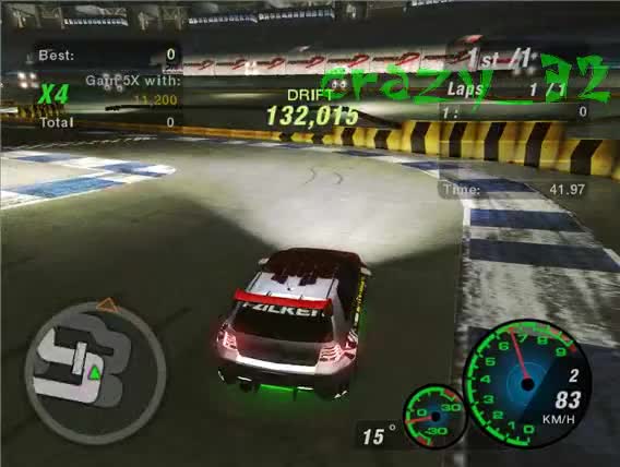 need for speed underground 2 - stadium drift 2 - drifting