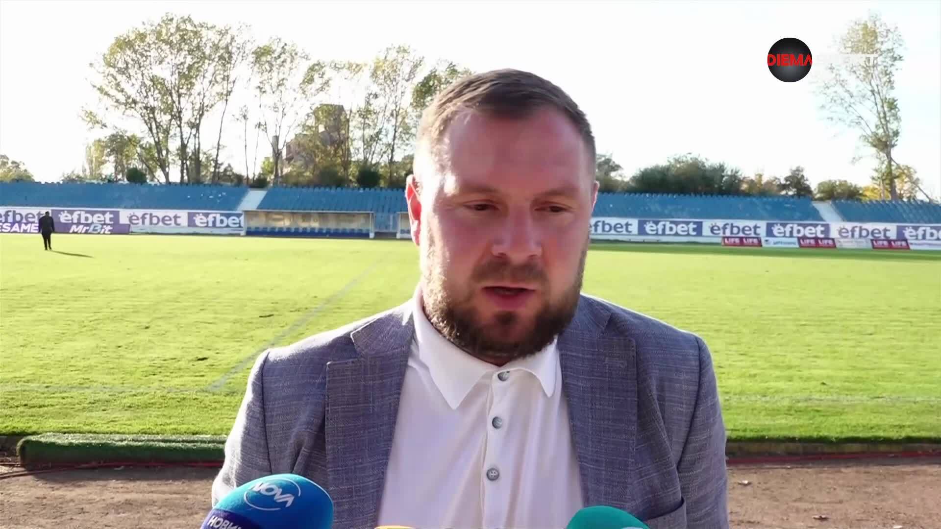 Козмин Моци след победата на Лудогорец срещу Черноморец