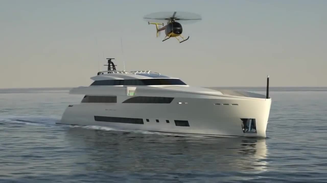 Супер яхти - Wider 150 - Render