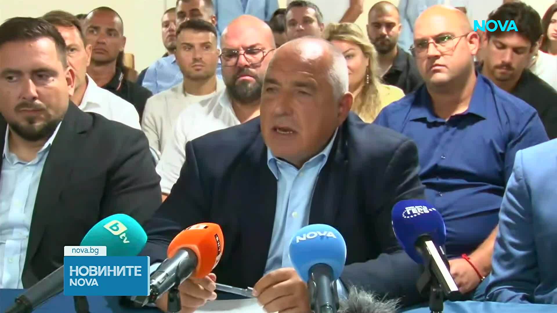 Борисов заяви, че е нужно голямо обединение в дясно и силна кандидатура за президент и вицепрезидент