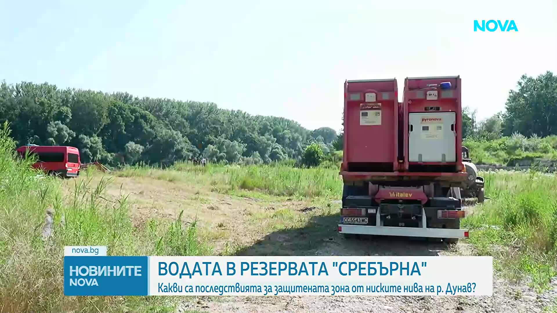 Ниското ниво на река Дунав застрашава екосистемите в резервата „Сребърна”