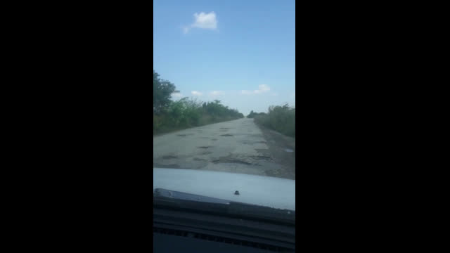 Лошо състояние на път