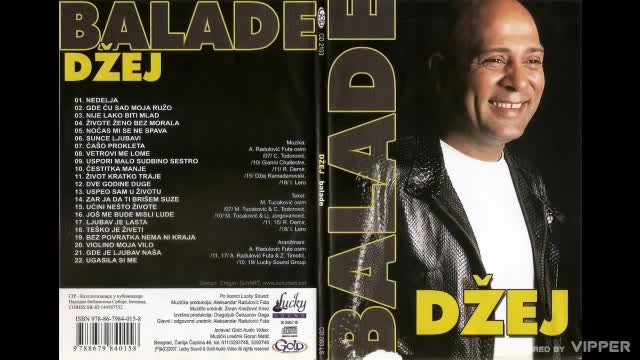 Dzej Ramadanovski - Zar ja da ti brisem suze (hq) (bg sub)
