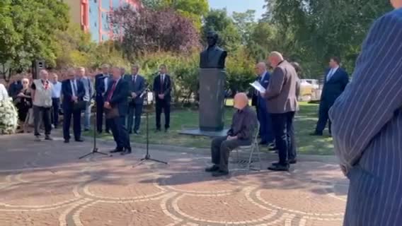 Откриха паметник на Удроу Уилсън в София
