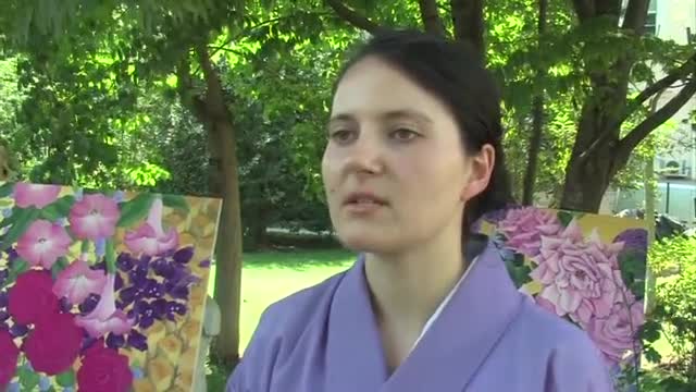 Японска чаена церемония в горещия ден