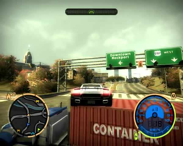 Nfs Most Wanted - кола върху Тир