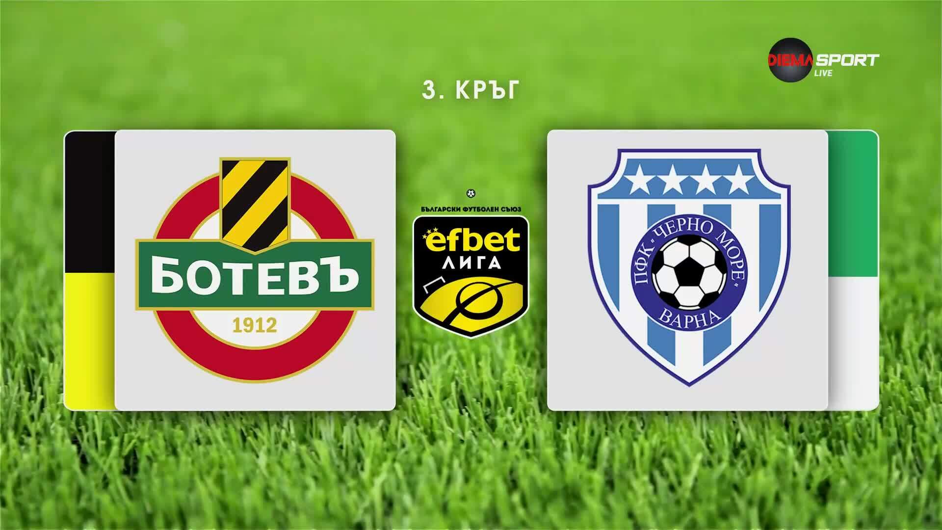 Преди кръга: Ботев Пд - Черно море