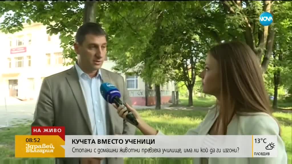 Стопани на домашни кучета превзеха училищен двор