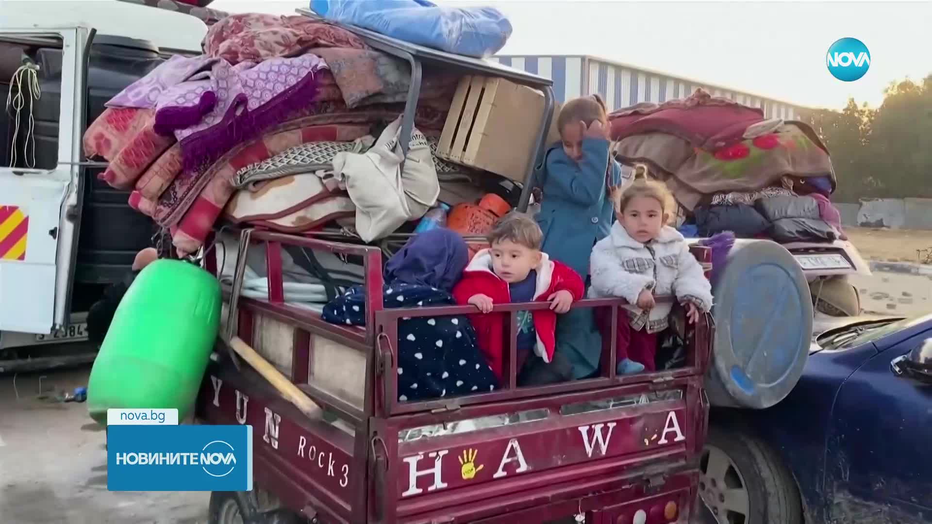 Палестинците се завръщат в домовете си в северната част на Газа