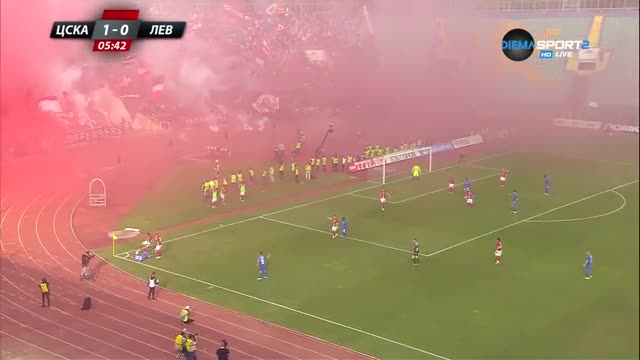 Феновете на ЦСКА избухнаха след гола на Симао