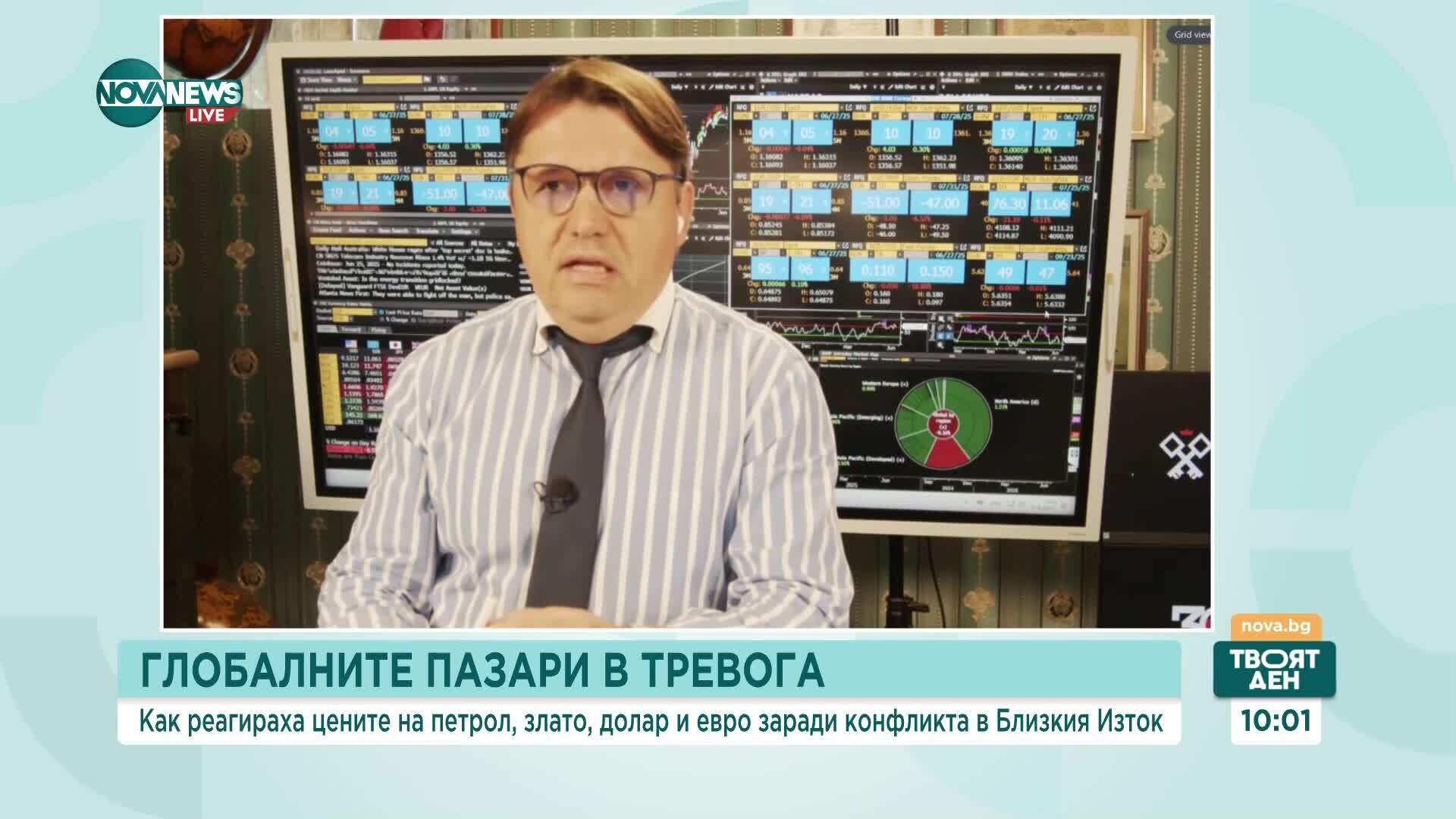 Пазарите в контекста на близкоизточния конфликт: Петрол и евро