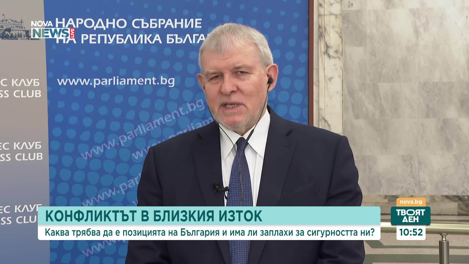 Румен Христов: Искано е разрешение за оставянето на Атанас Запрянов за министър на отбраната в служебния кабинет