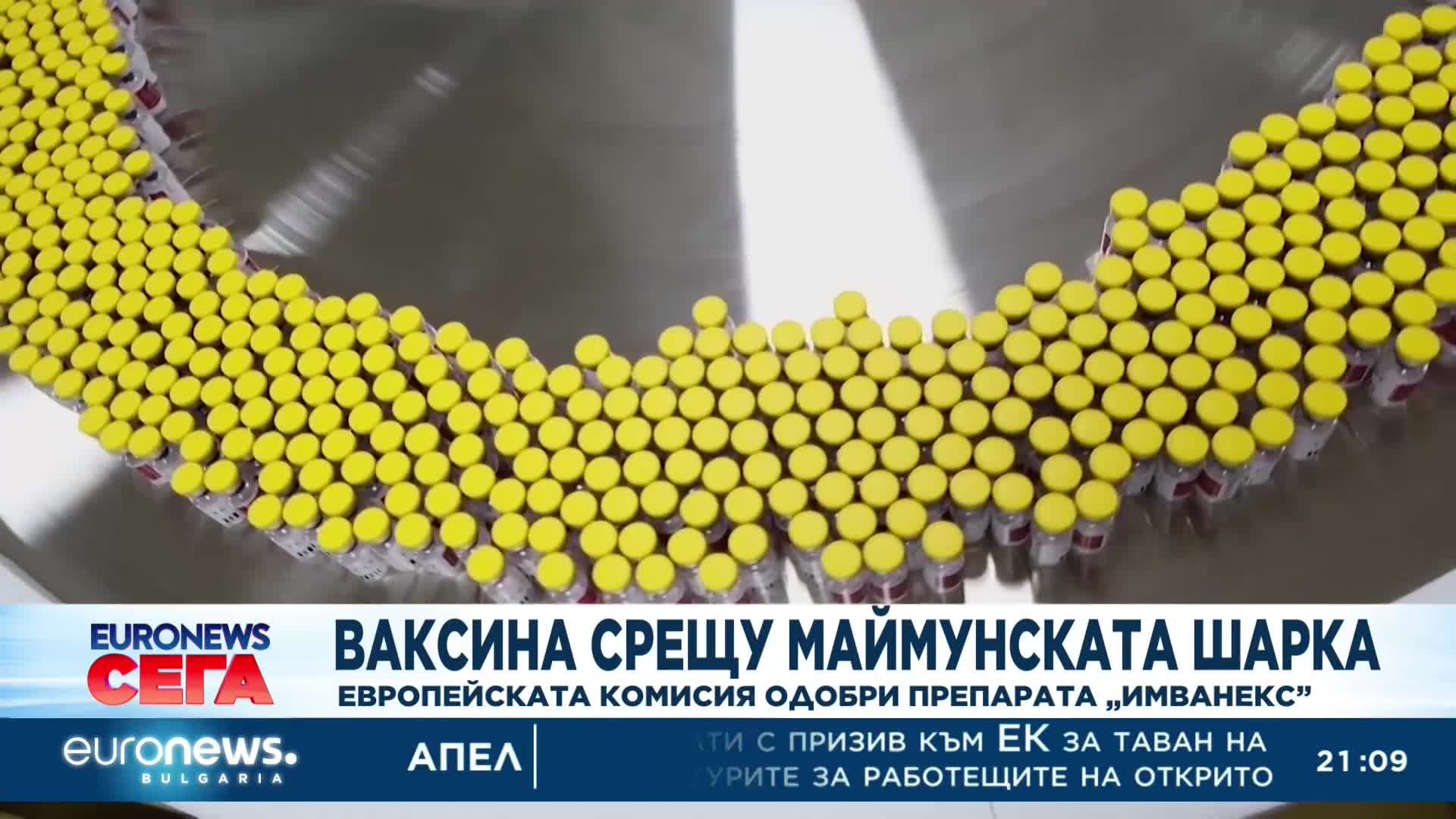 ЕК одобри ваксина срещу маймунска шарка