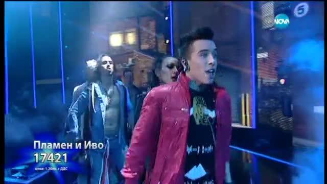 Иво и Пламен - песен на английски език - X Factor Live (02.02.2015)