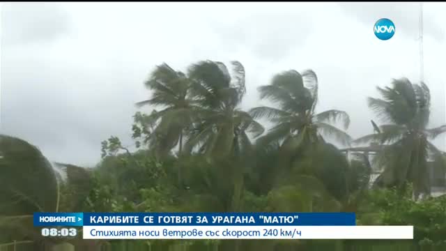 Карибите се готвят за валежи и ветрове със скорост 240 км/ч