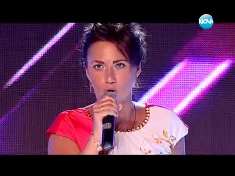 Рускинята,която вдигна публиката на крака x Factor Bulgaria 2 (09.09.2013)