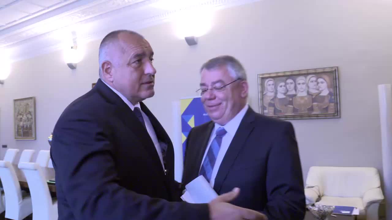 Премиерът Борисов и шефът на Европейската сметна палата Лене