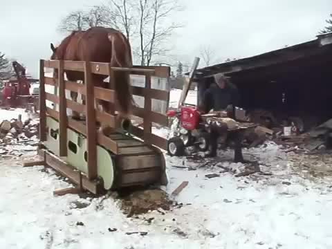 Цепене на дърва-руски вариант