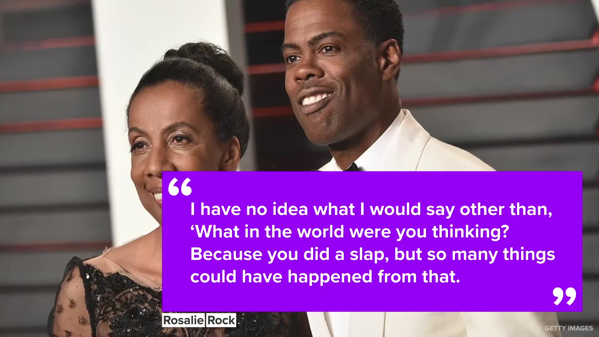 Chris Rock's mom reveals what she'd say to Will Smith