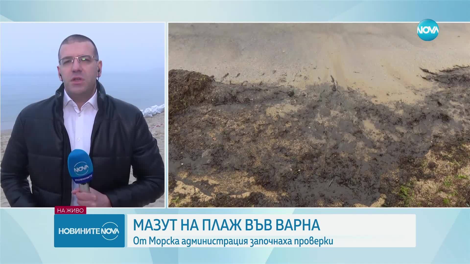 Проверяват сигнал за петна от мазут в морето край Варна