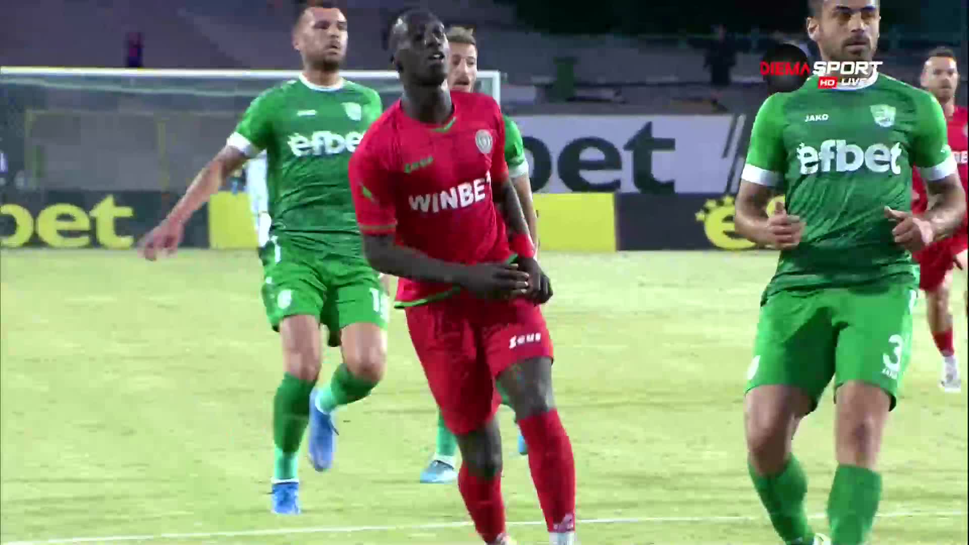 Берое - Ботев Враца 1:1 /първо полувреме/