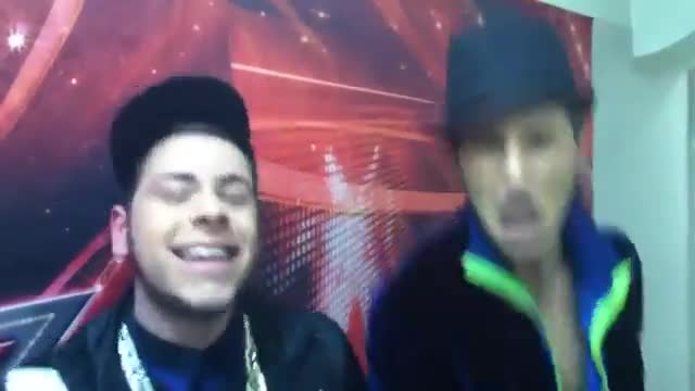 Ангел и Моисей веднага след концерта - Народен Beatbox