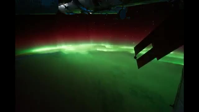 Полярното Сияние Видяно От Космоса - Aurora Borealis